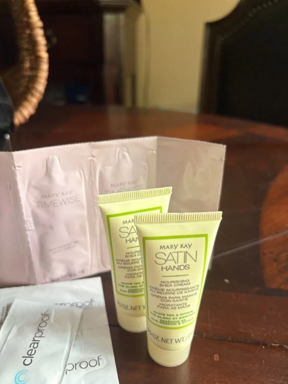 Mary Kay Skincare Sample Lot + Pink Ipsy Bandana Pouch